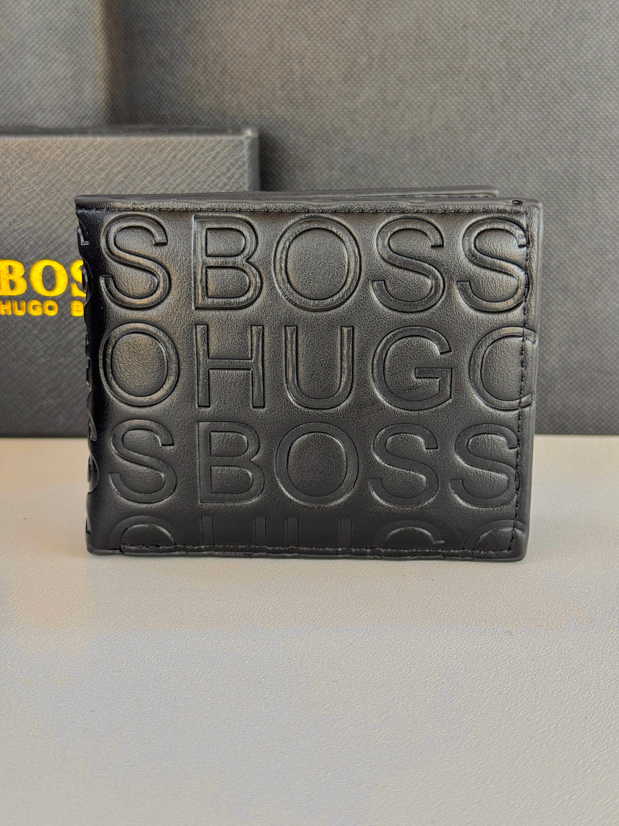 BOSS Leather bifold Wallet – Premium Gift Packaging Included