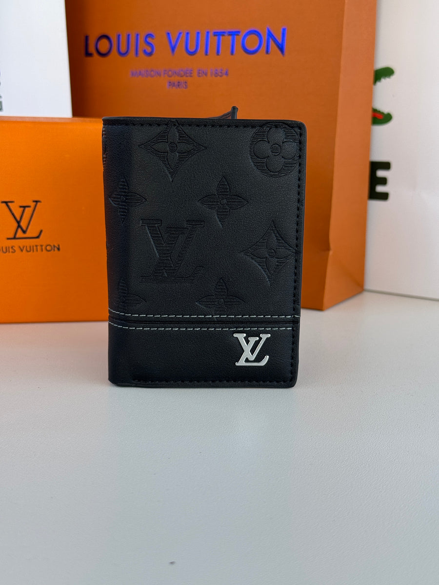 LV Leather Trifold Wallet – Premium Gift Packaging Included
