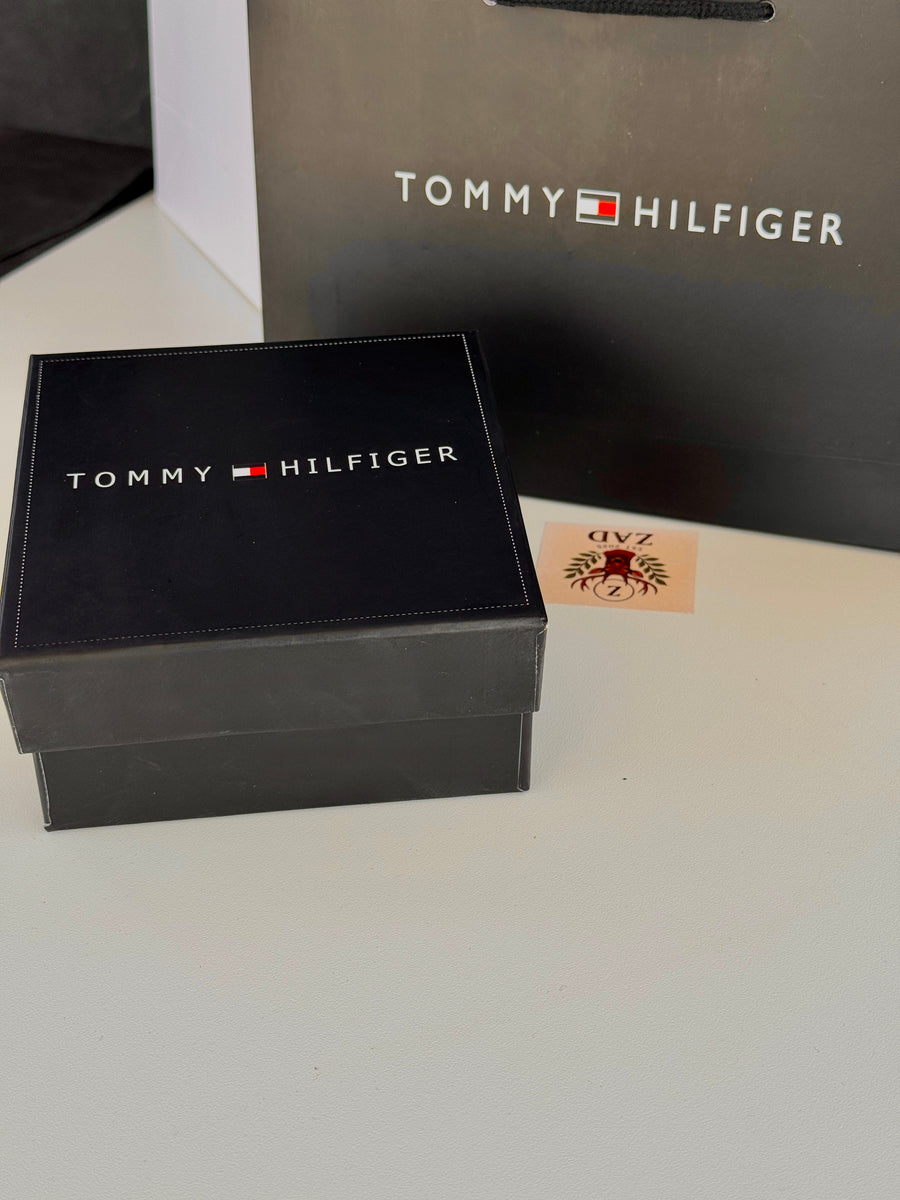 Tommy Hilfiger Automatic Belt – Adjustable Belt with Gift Box & Bag