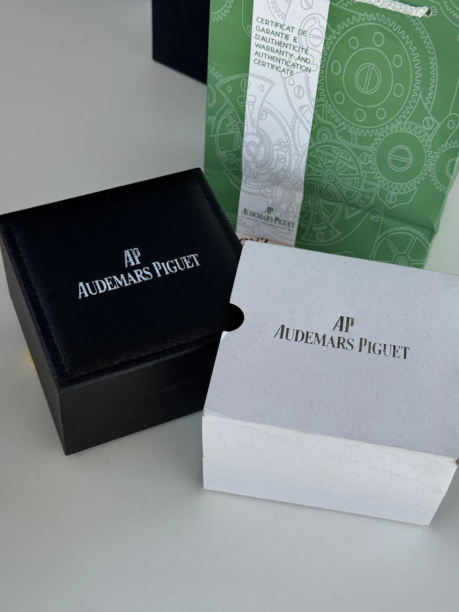 Audemars Piguet Leather Watch Box – Premium Storage Box with Shopping Bag