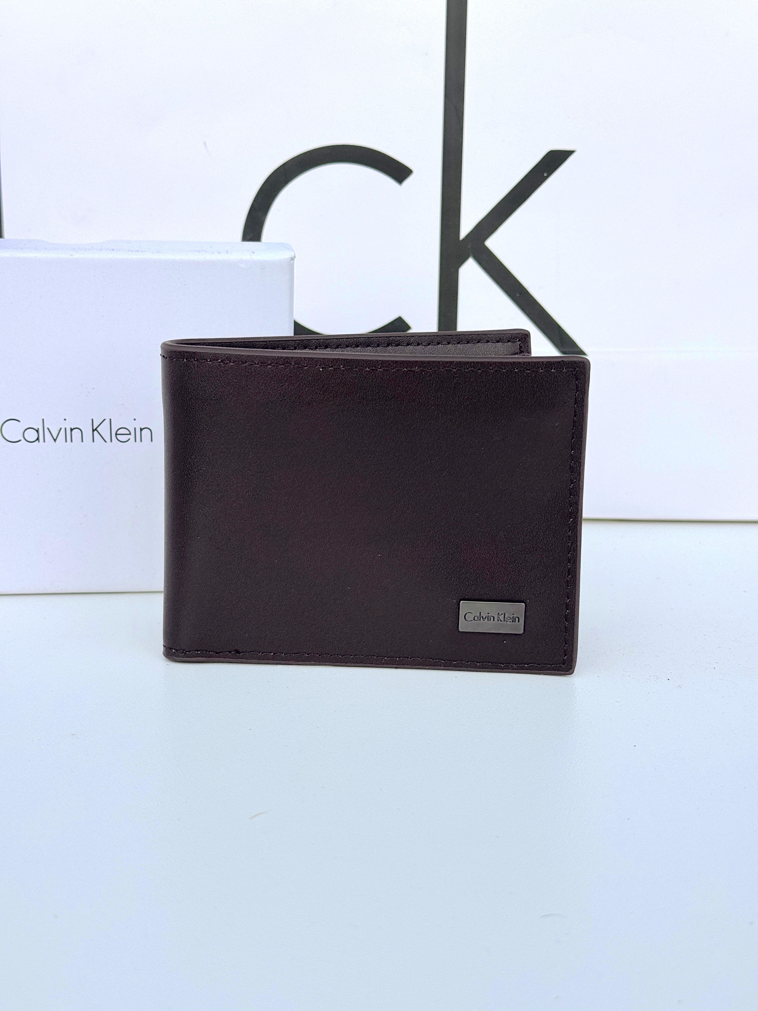 Calvin Klein Leather bifold Wallet – Premium Gift Packaging Included