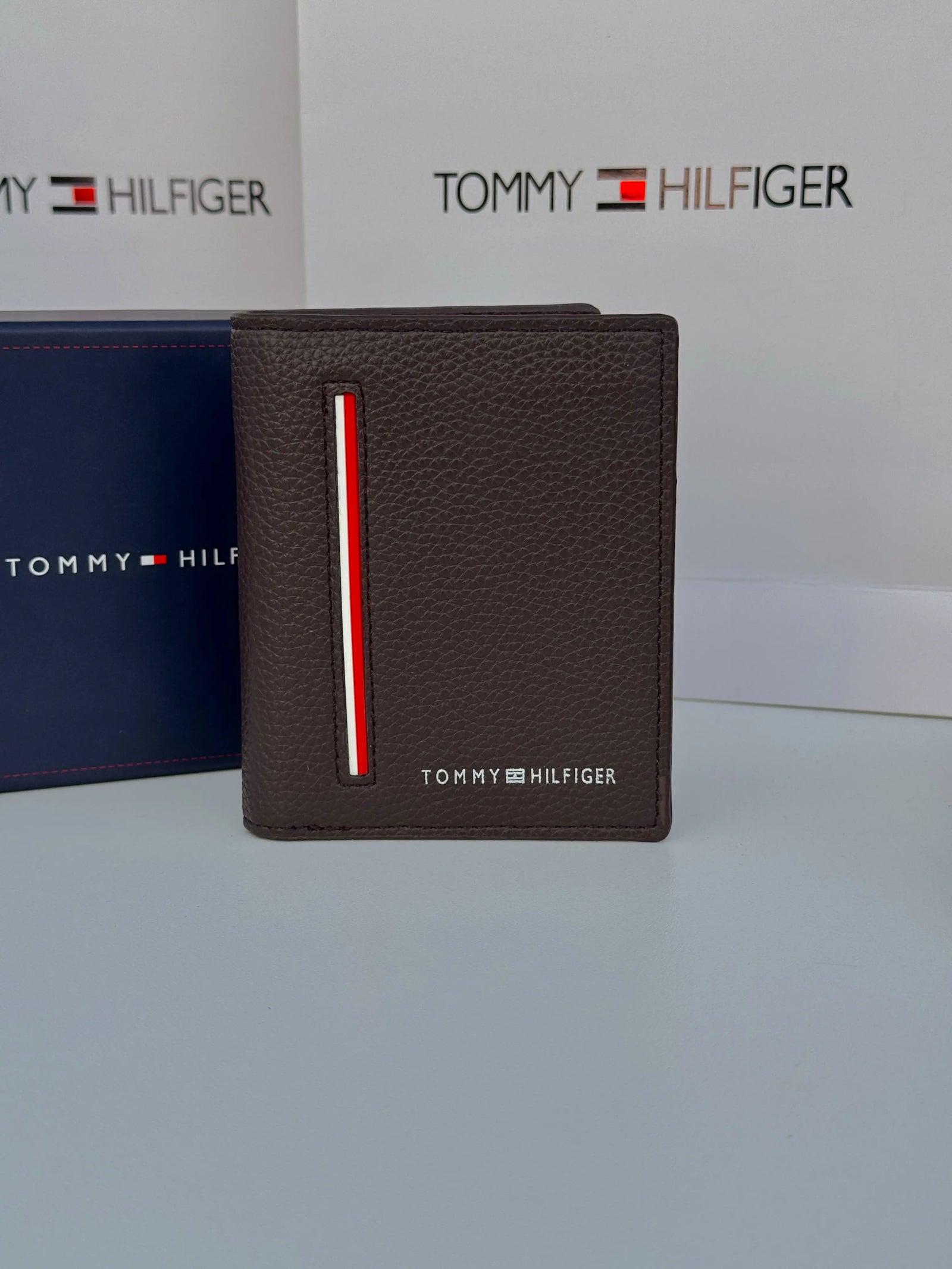Tommy Hilfiger Leather Handbag & Bifold Wallet Bundle