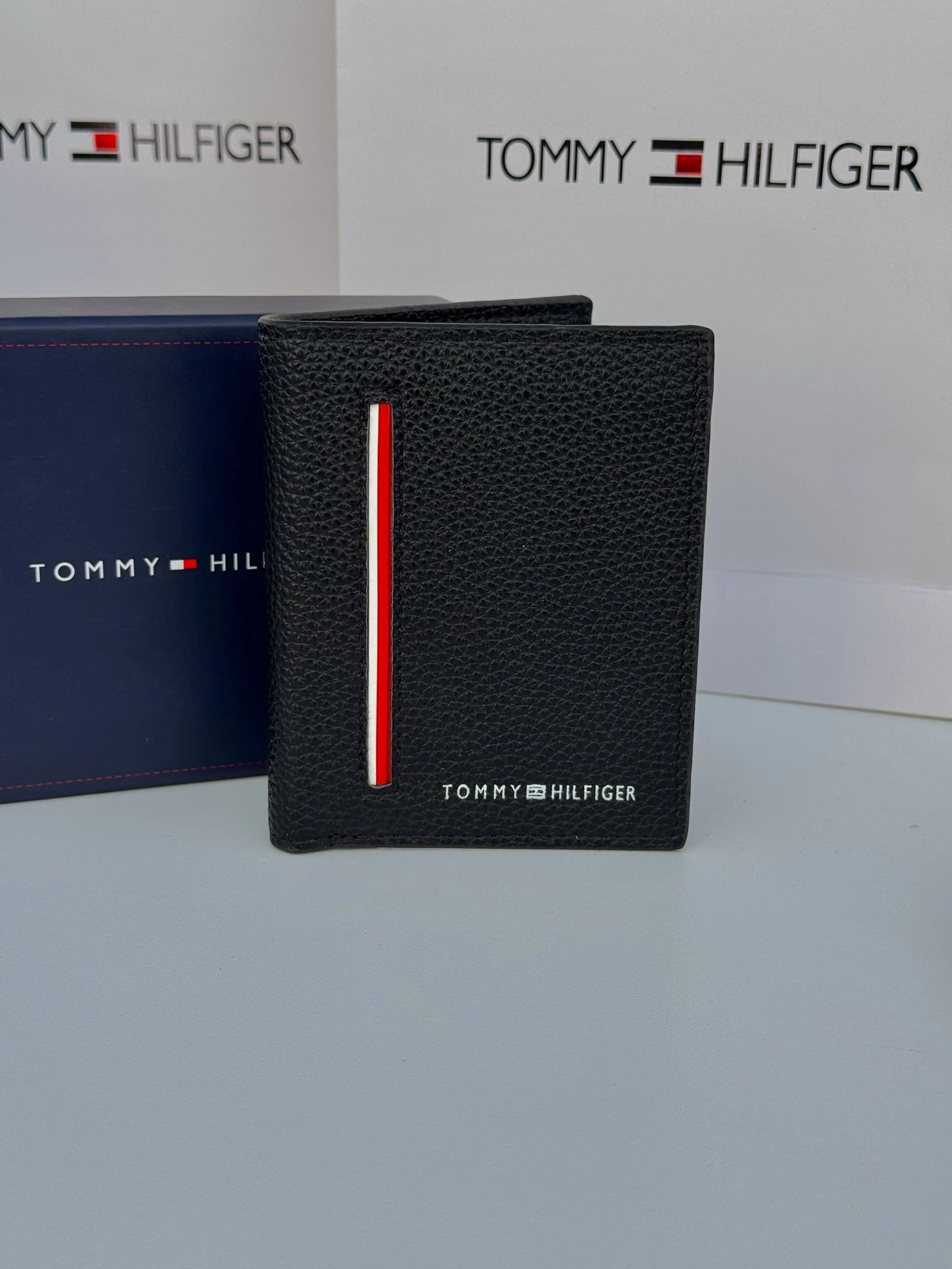 Tommy Hilfiger Leather Handbag & Bifold Wallet Bundle