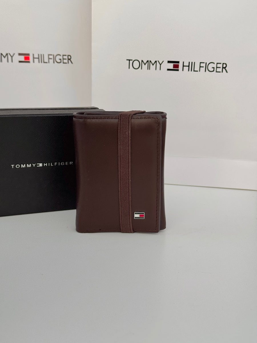 Tommy Hilfiger Leather Trifold Wallet – Premium Gift Packaging Included