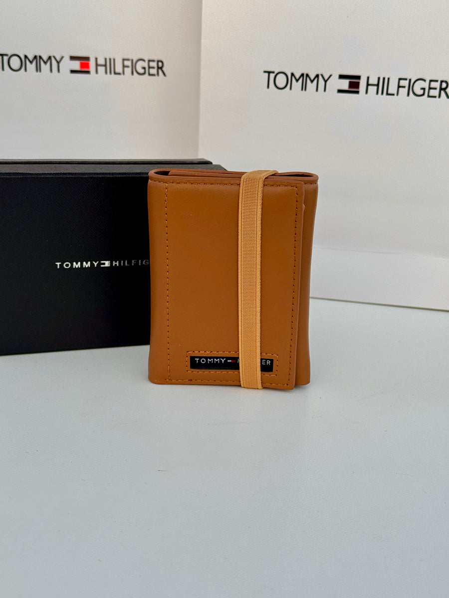 Tommy Hilfiger Leather Trifold Wallet – Premium Gift Packaging Included