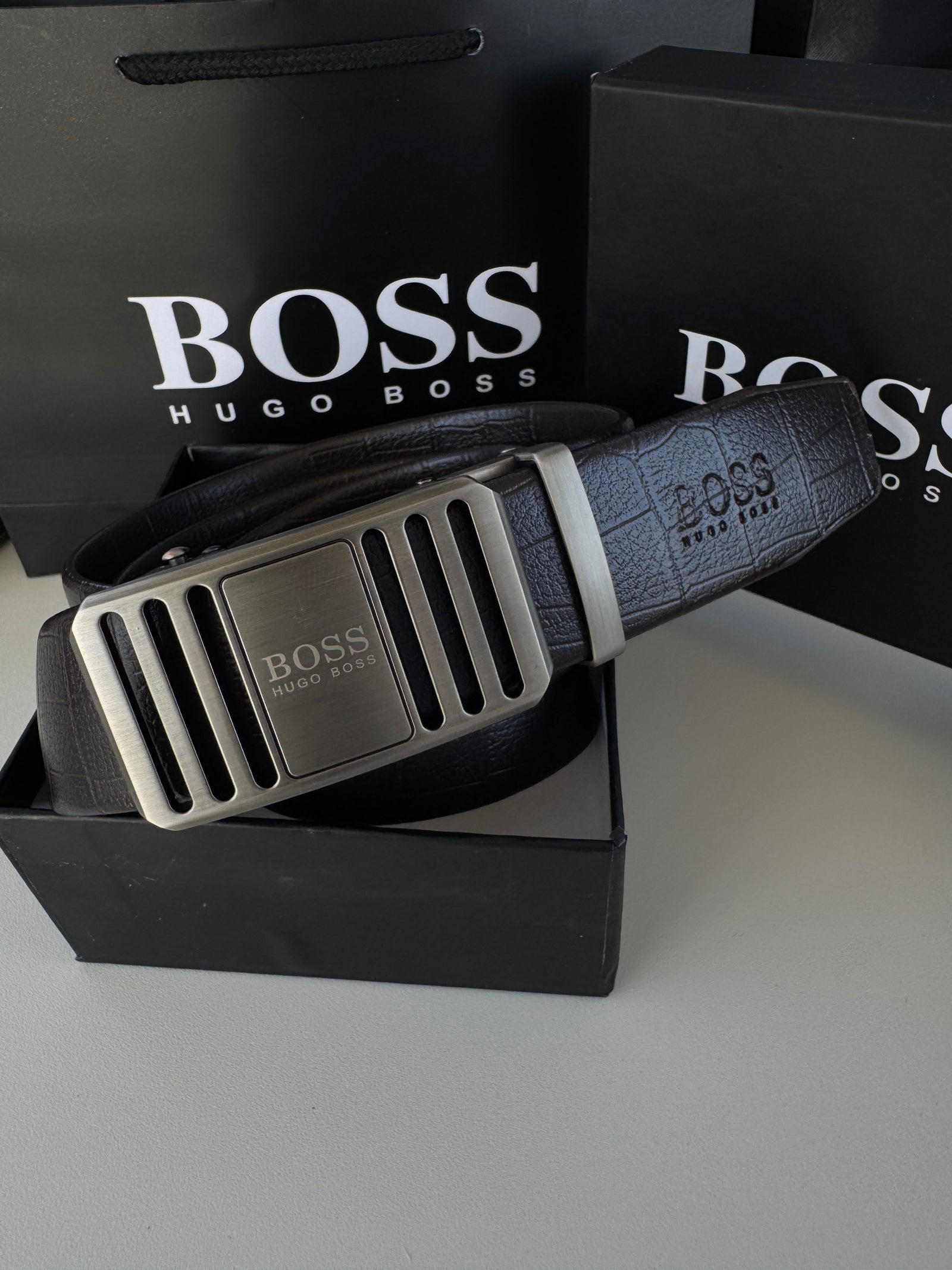 BOSS Automatic Belt – Adjustable Belt with Gift Box & Bag