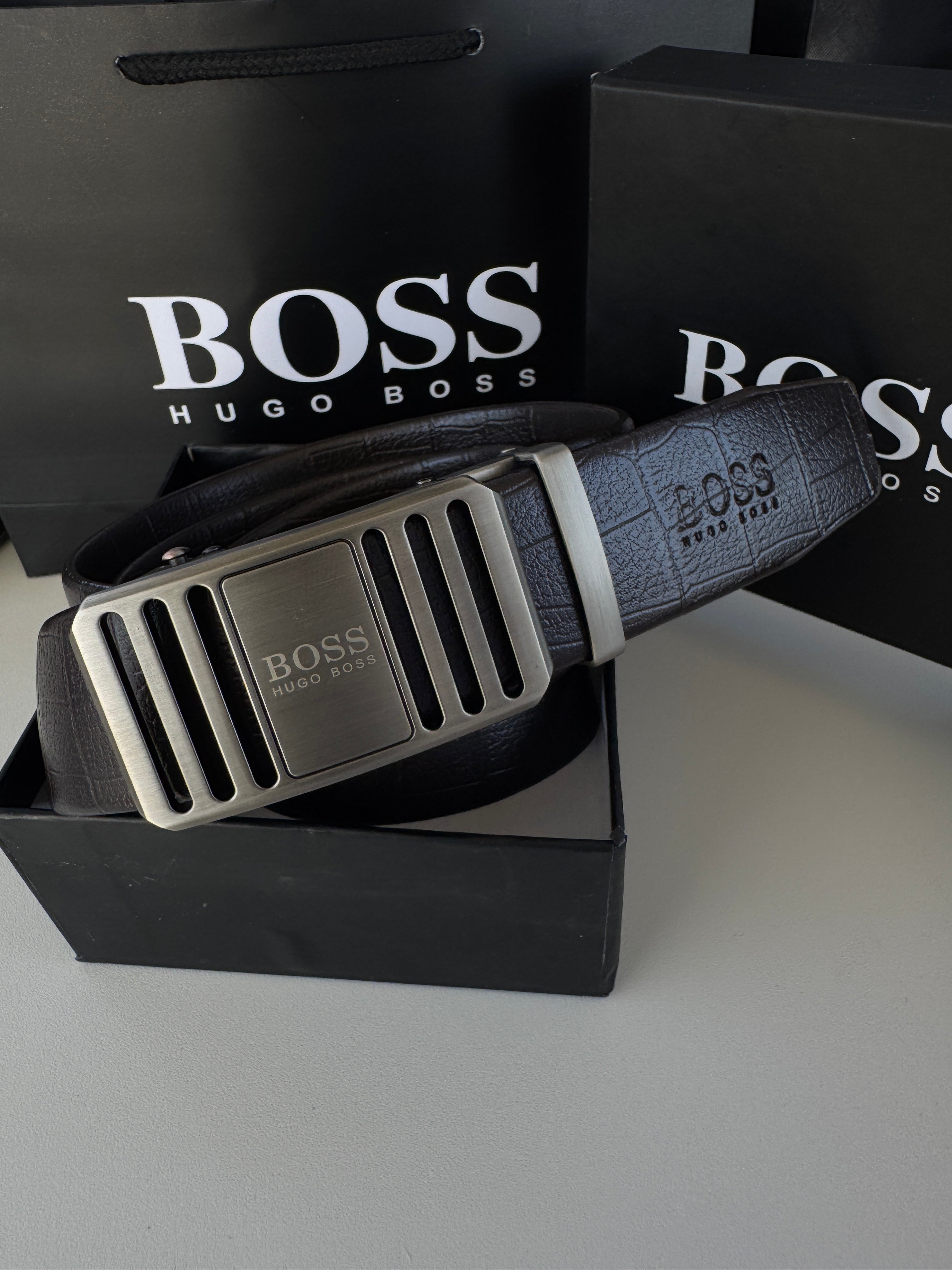 BOSS Automatic Belt – Adjustable Belt with Gift Box & Bag