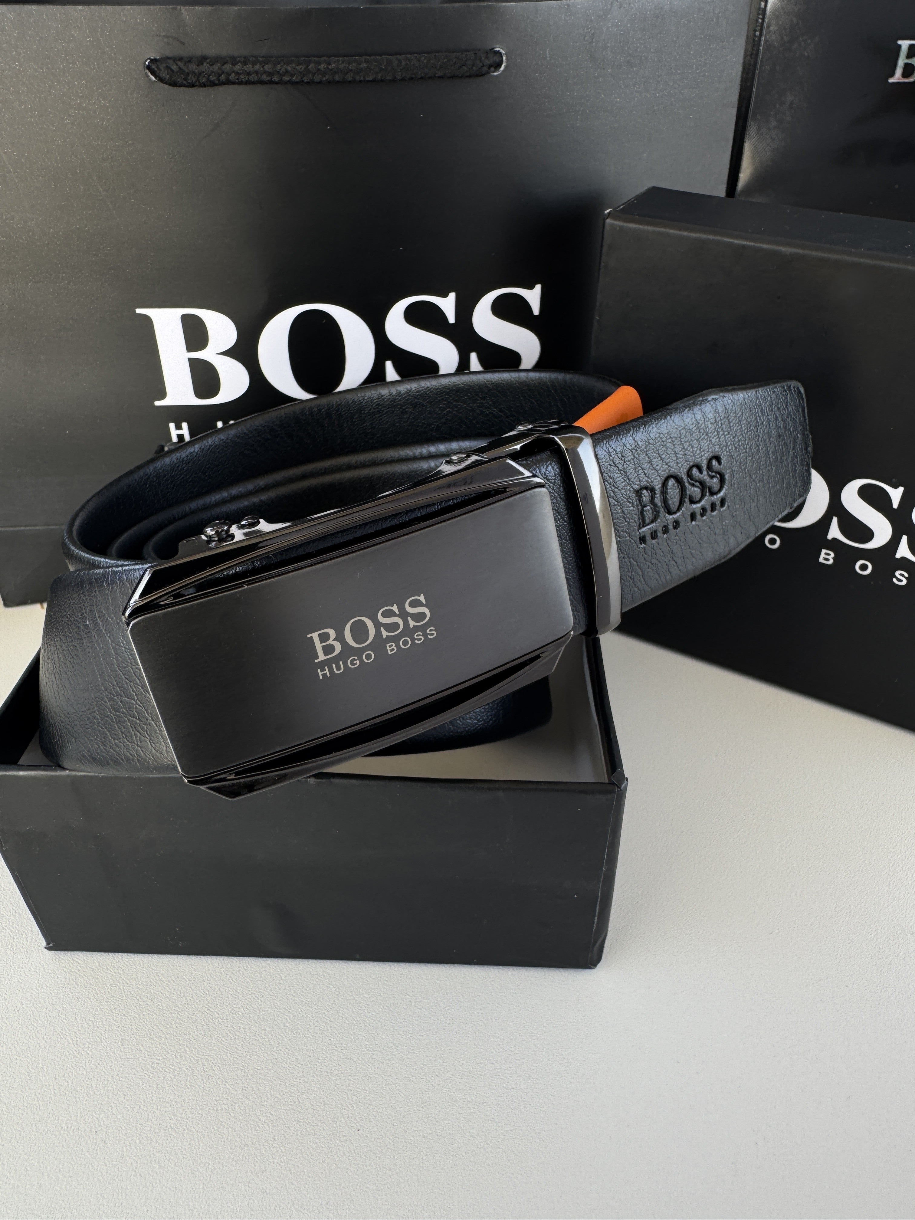 BOSS Automatic Belt – Adjustable Belt with Gift Box & Bag