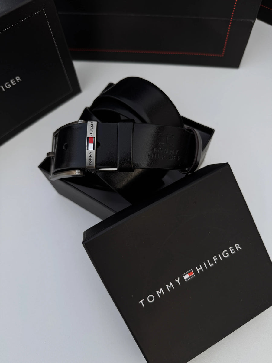Tommy Hilfiger Wallet & Double Face Belt Set – Premium Gift Set with Box & Bag