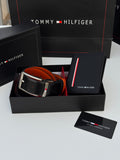 Tommy Hilfiger Wallet & Double Face Belt Set – Premium Gift Set with Box & Bag