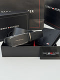 Tommy Hilfiger Wallet & Automatic Belt Set – Premium Gift Set with Box & Bag