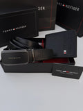 Tommy Hilfiger Wallet & Automatic Belt Set – Premium Gift Set with Box & Bag
