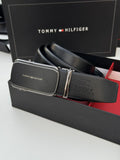 Tommy Hilfiger Automatic Belt – Adjustable Belt with Gift Box & Bag