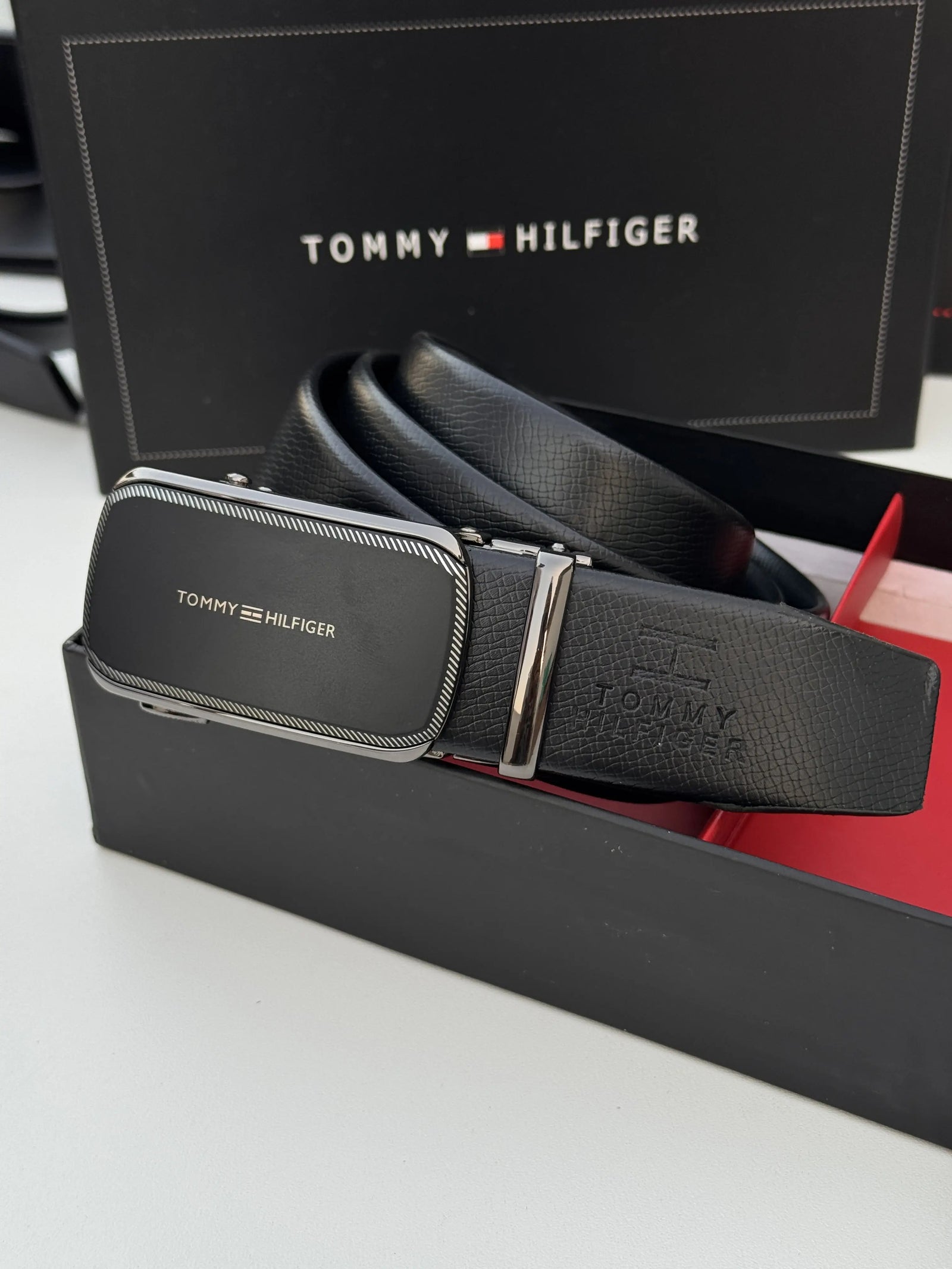 Tommy Hilfiger Crossbody Bag, Automatic Belt & Wallet Bundle