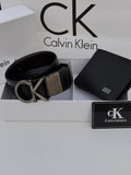 CALVIN KLEIN Wallet & Double Face Belt Set – Premium Gift Set with Box & Bag