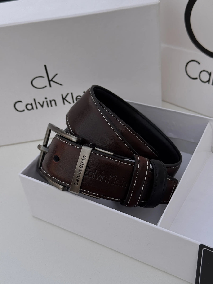 CALVIN KLEIN Wallet & Double Face Belt Set – Premium Gift Set with Box & Bag