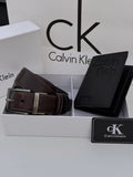 CALVIN KLEIN Wallet & Double Face Belt Set – Premium Gift Set with Box & Bag