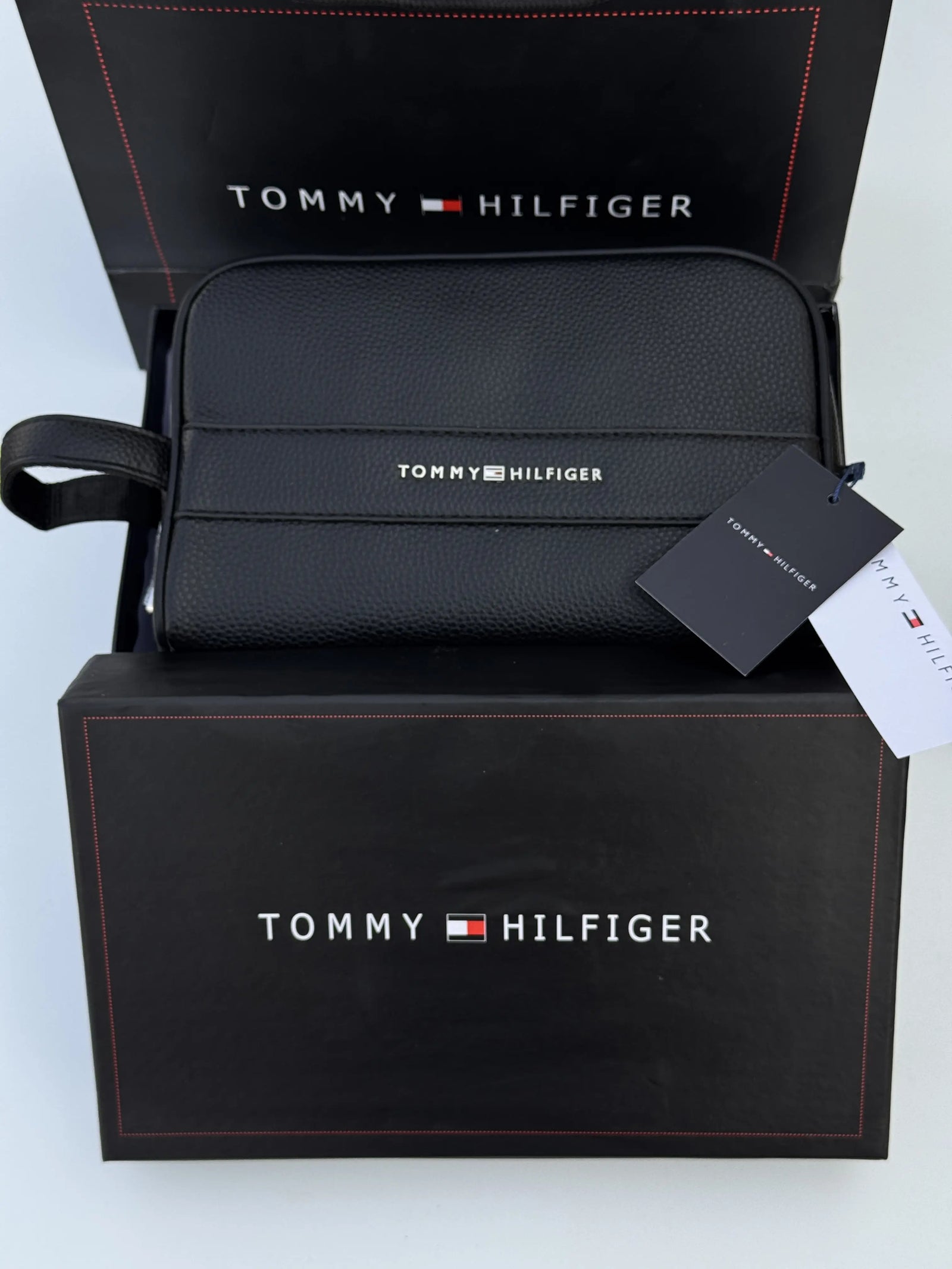 Tommy Hilfiger Leather Handbag & Bifold Wallet Bundle