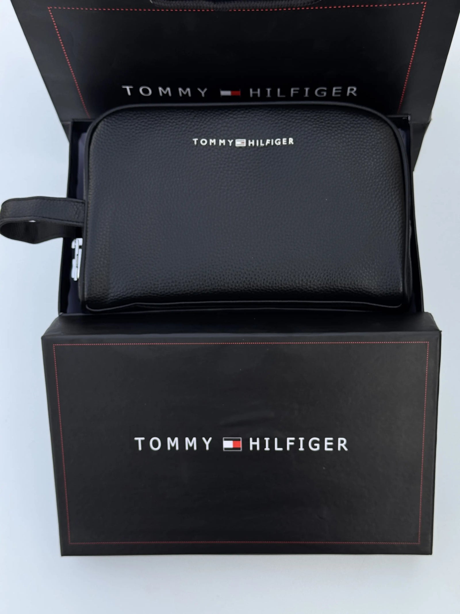 Tommy Hilfiger Leather Handbag & Bifold Wallet Bundle