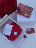 Omega Watch Packaging Set – Premium Box with Cards, Catalogs & Shopping Bag