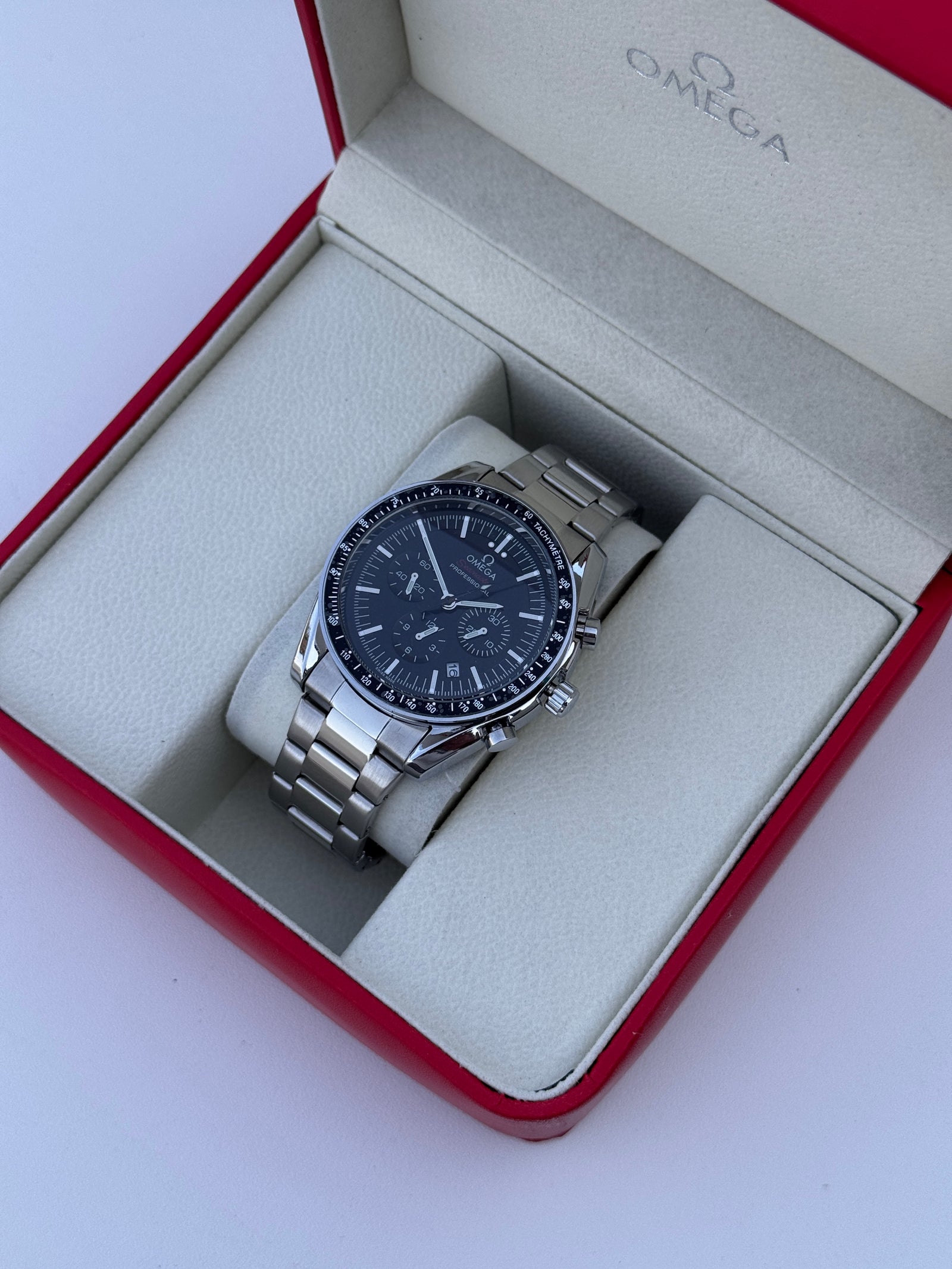 Omega Seamaster metal Watch – with Standard Gift Box Packaging