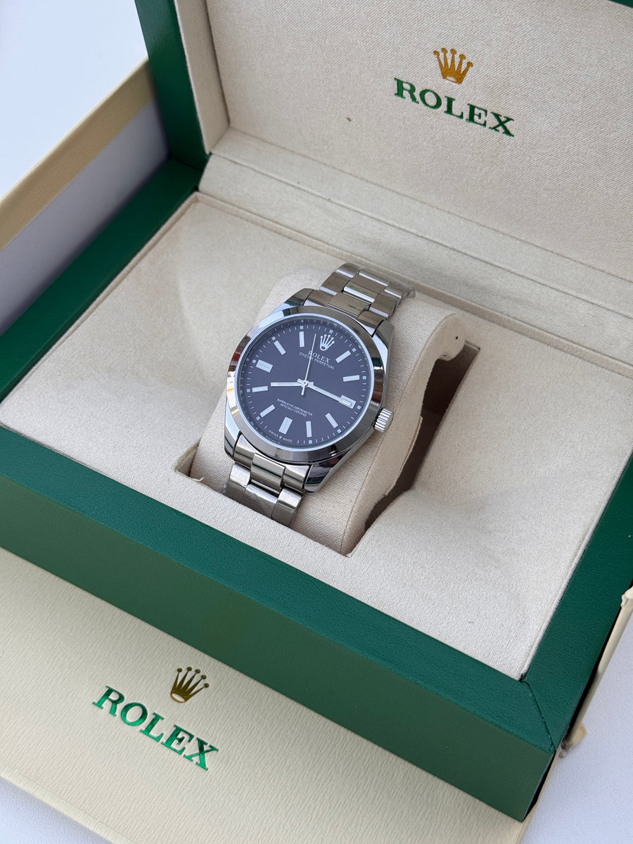 Rolex Oyster Perpetual metal Watch – with Standard Gift Box Packaging