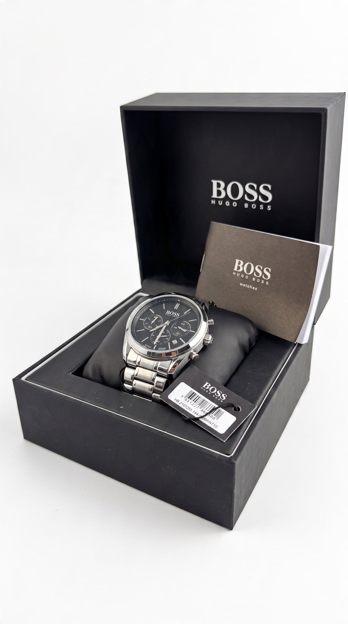 HUGO BOSS Metal Watch – Day Date Display with Premium Packaging