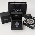 HUGO BOSS Metal Watch & BOSS Reversible Belt – Premium Gift Bundle