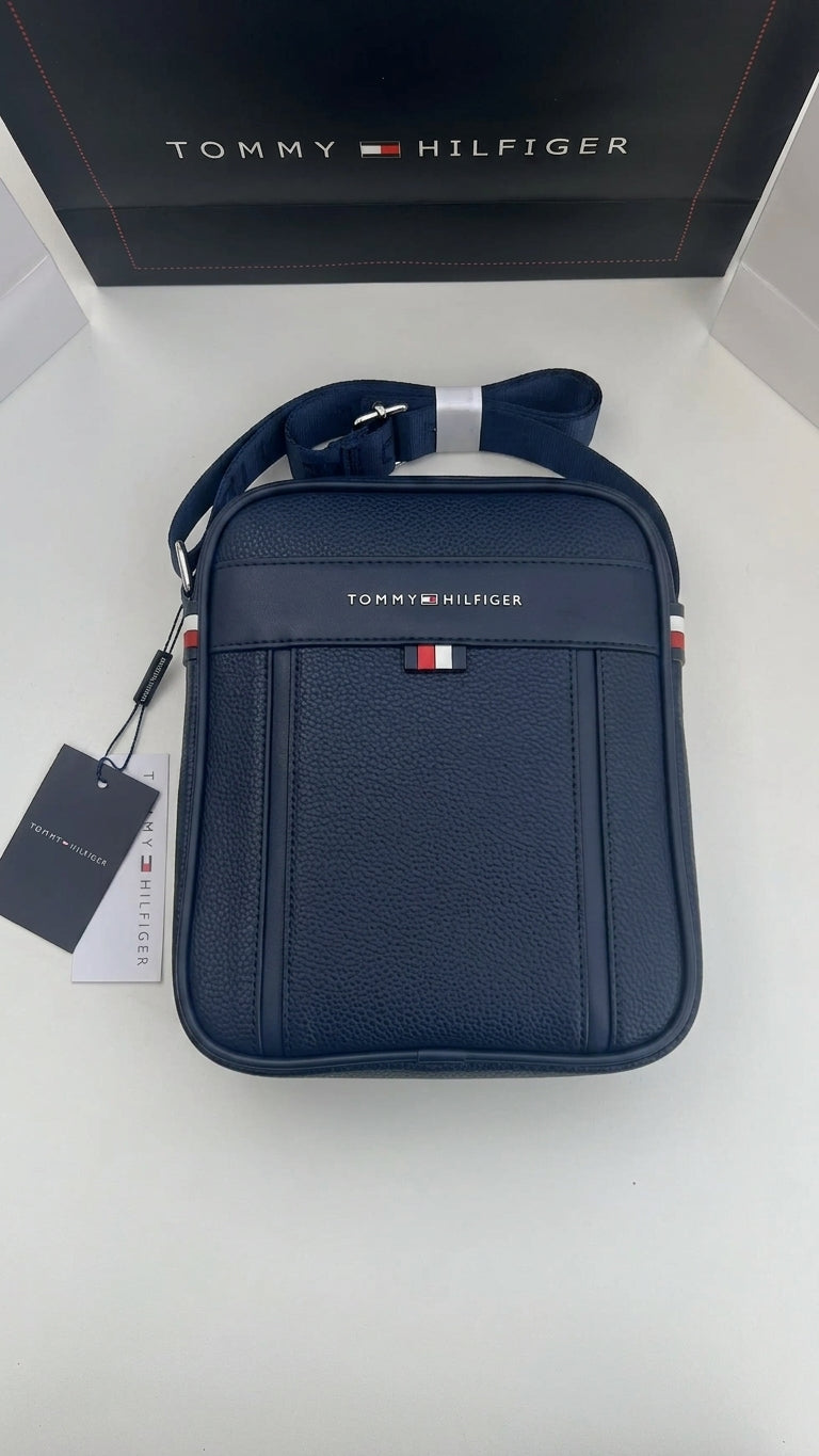 Tommy Hilfiger Crossbody Bag – Premium Stamped Bag with Gift Packaging