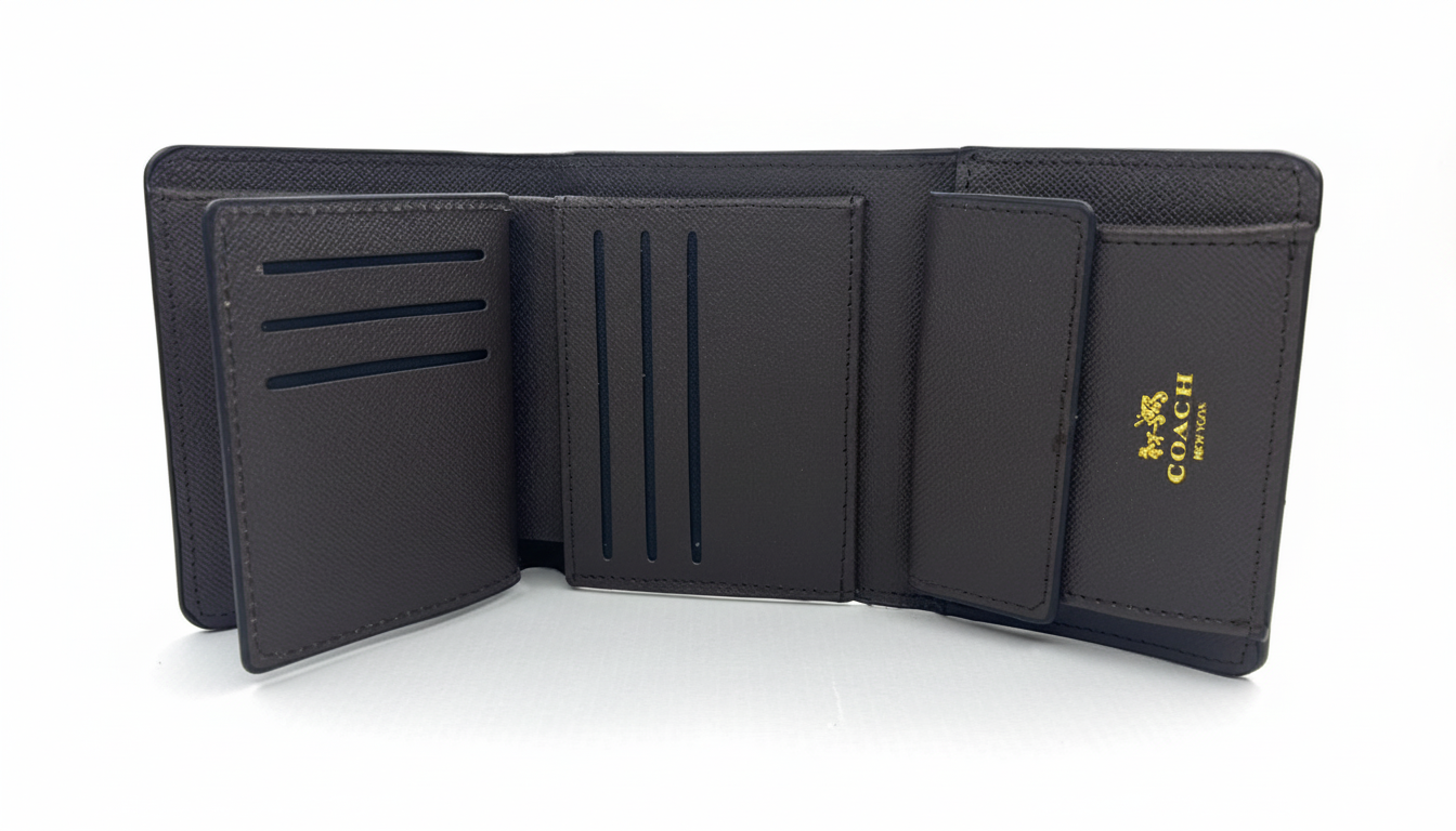 Coach Women’s Leather Wallet – Premium Gift Packaging Included