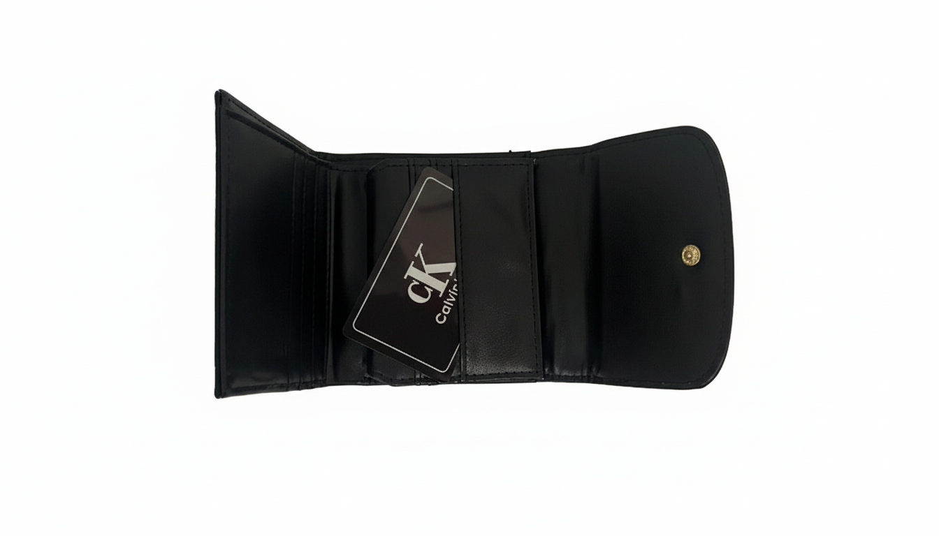 Calvin Klein Women’s Leather Wallet – Premium Gift Packaging Included