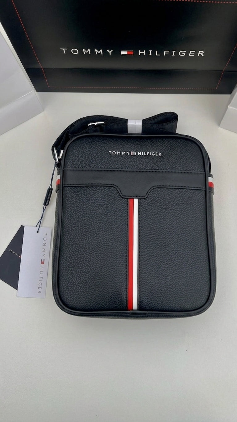 Tommy Hilfiger Crossbody Bag – Premium Stamped Bag with Gift Packaging