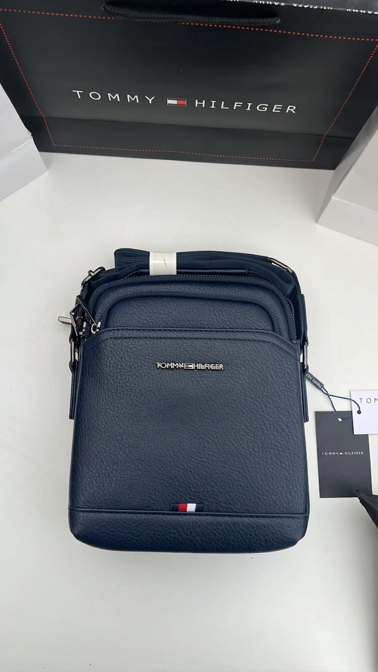 Tommy Hilfiger Crossbody Bag – Premium Stamped Bag with Gift Packaging
