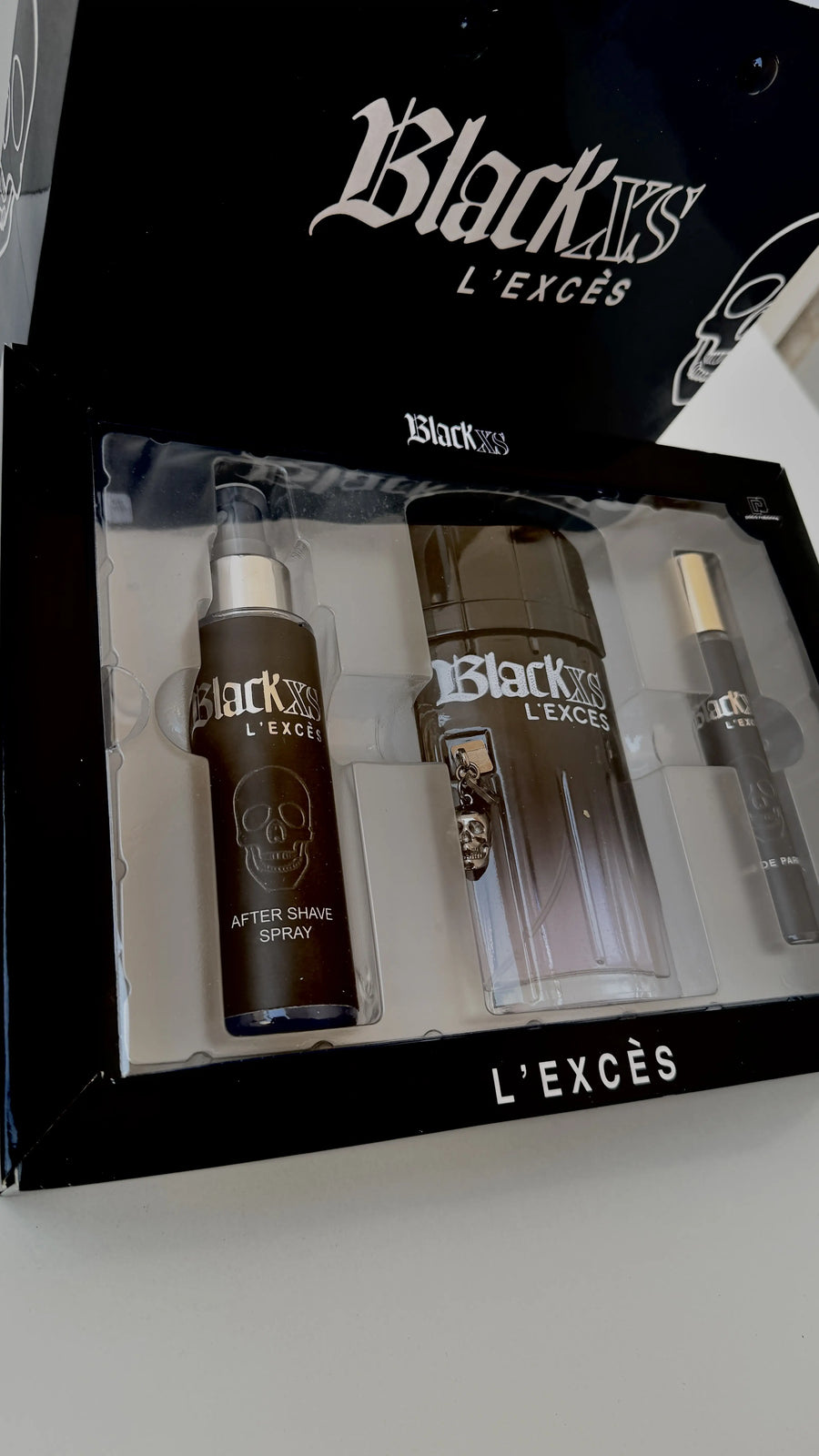 Black XS Perfume Gift Set – 3 Pieces | Premium Gift Box