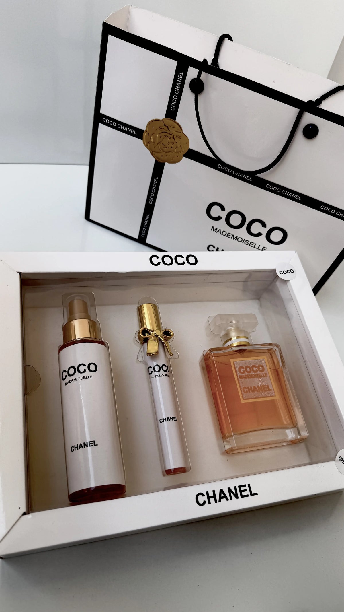 Chanel Perfume Gift Set – 3 Pieces | Premium Gift Box