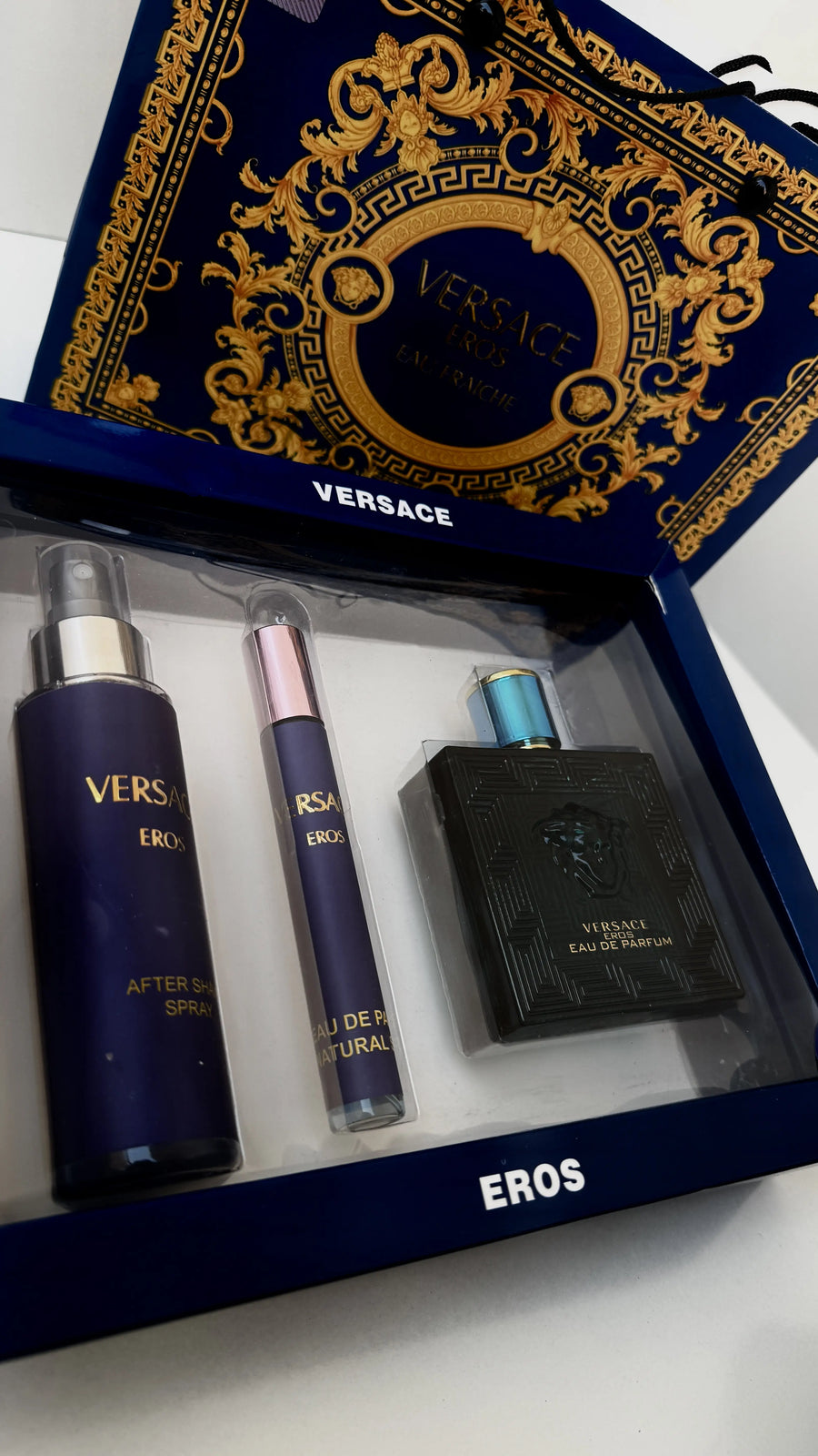 Versace Perfume Gift Set – 3 Pieces | Premium Gift Box