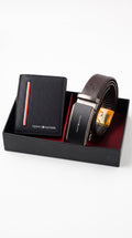 Tommy Hilfiger Wallet & Automatic Belt Set – Premium Gift Set with Box & Bag