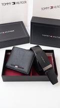 Tommy Hilfiger Wallet & Automatic Belt Set – Premium Gift Set with Box & Bag