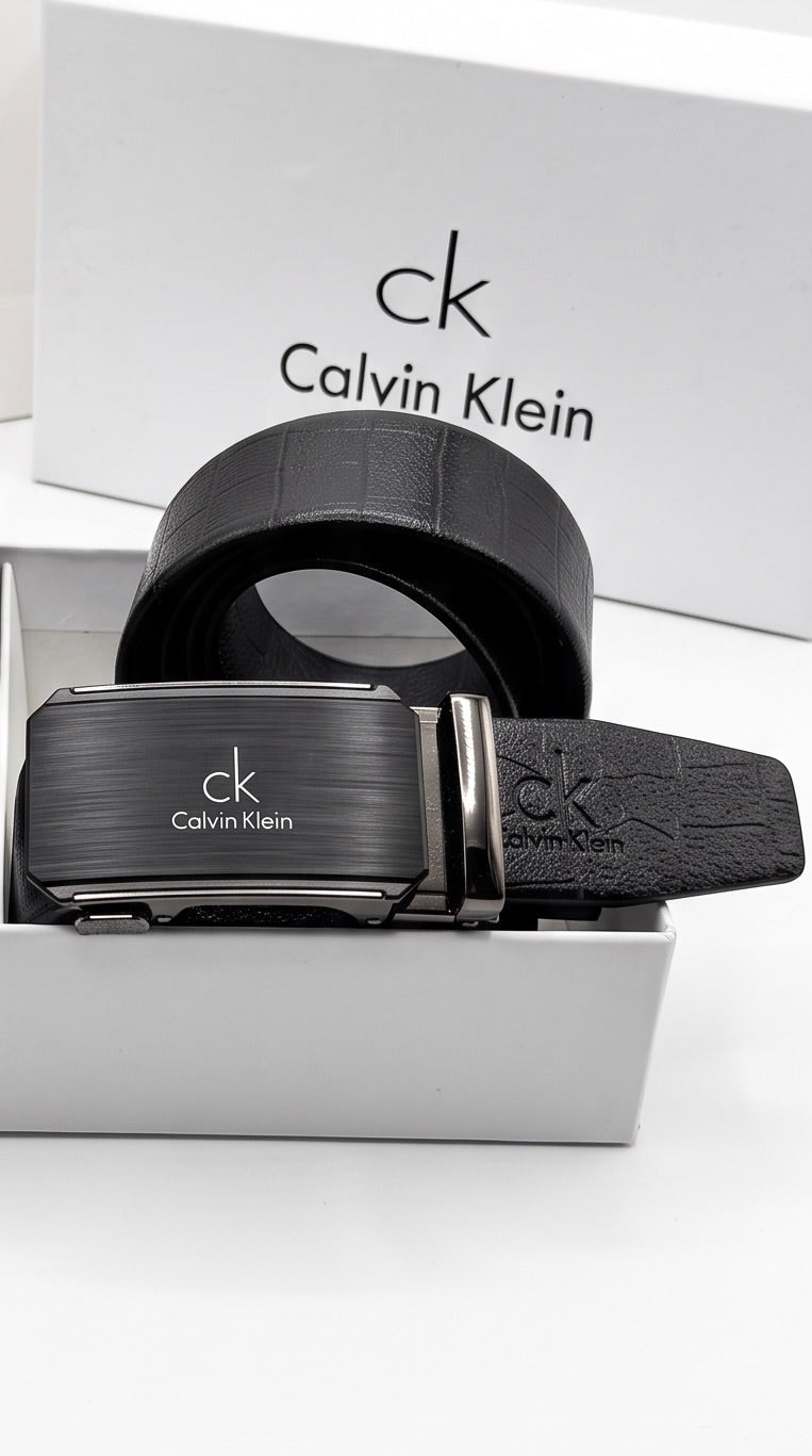 Calvin Klein Automatic Belt – Adjustable Belt with Gift Box & Bag