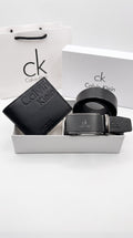 CALVIN KLEIN Wallet & Automatic Belt Set – Premium Gift Set with Box & Bag