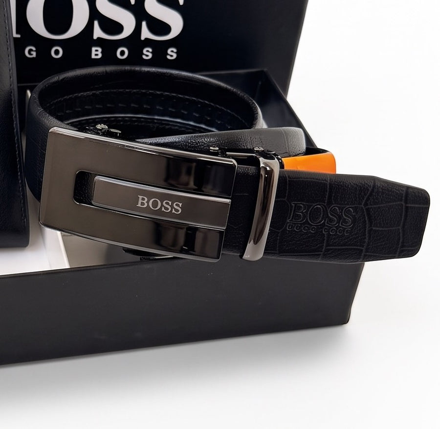 BOSS Automatic Belt – Adjustable Belt with Gift Box & Bag