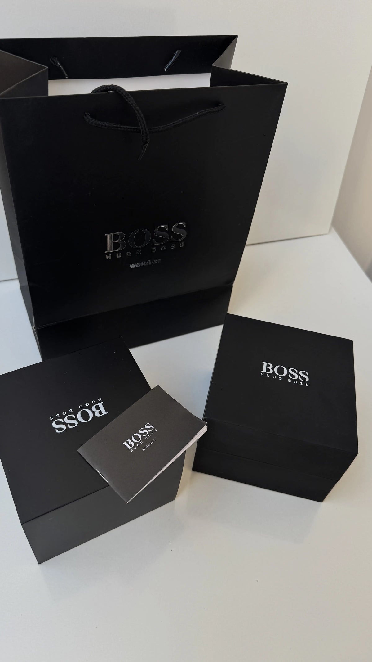 HUGO BOSS Metal Watch – Day Date Display with Premium Packaging