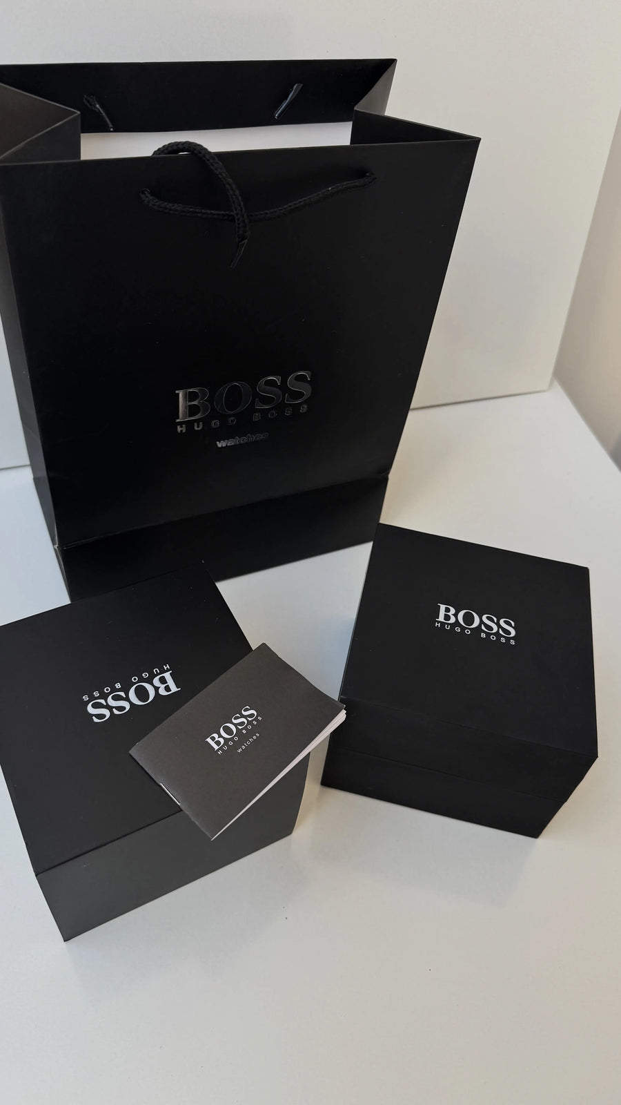 HUGO BOSS Metal Watch – Day Date Display with Premium Packaging