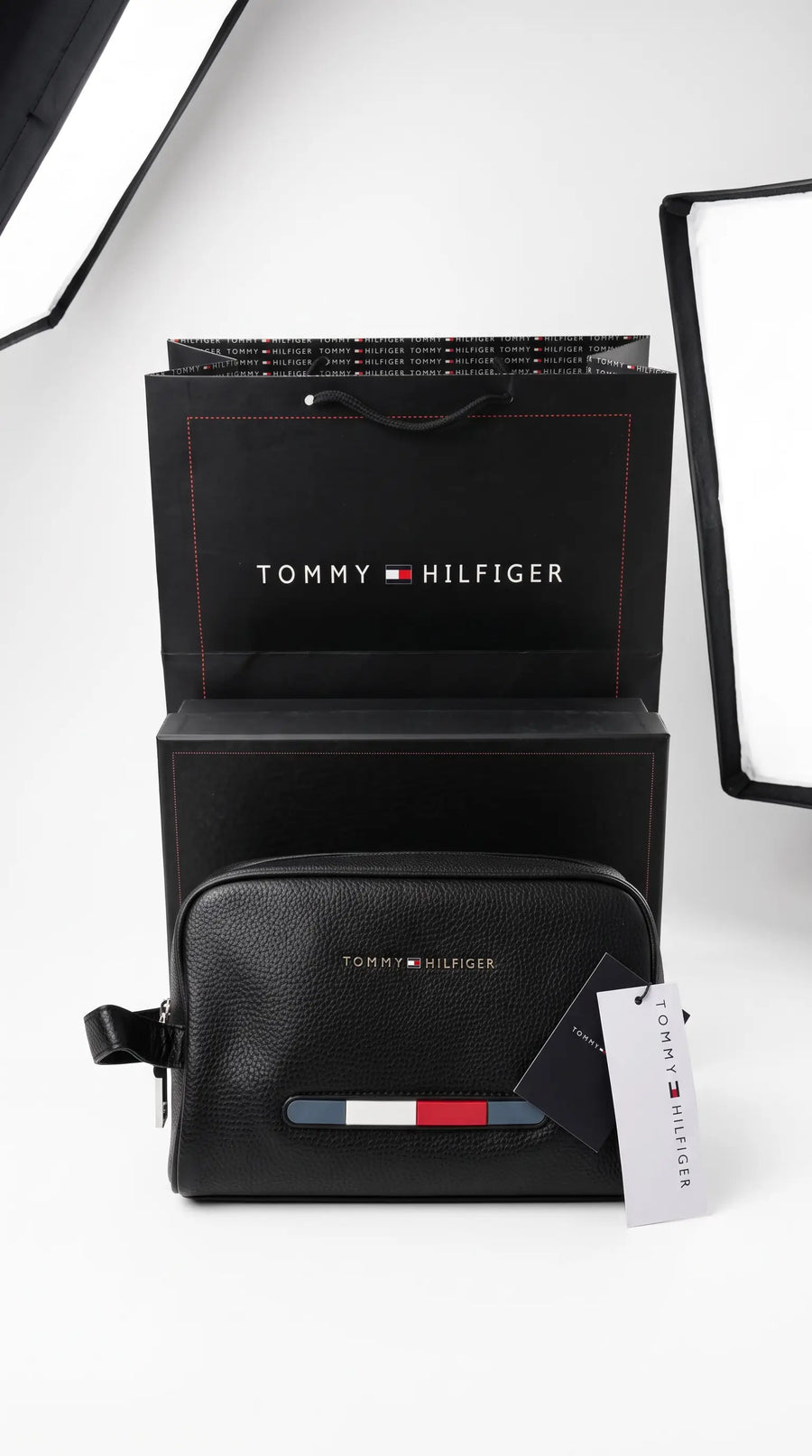 Tommy Hilfiger Leather Handbag – Premium Handbag with Gift Packaging