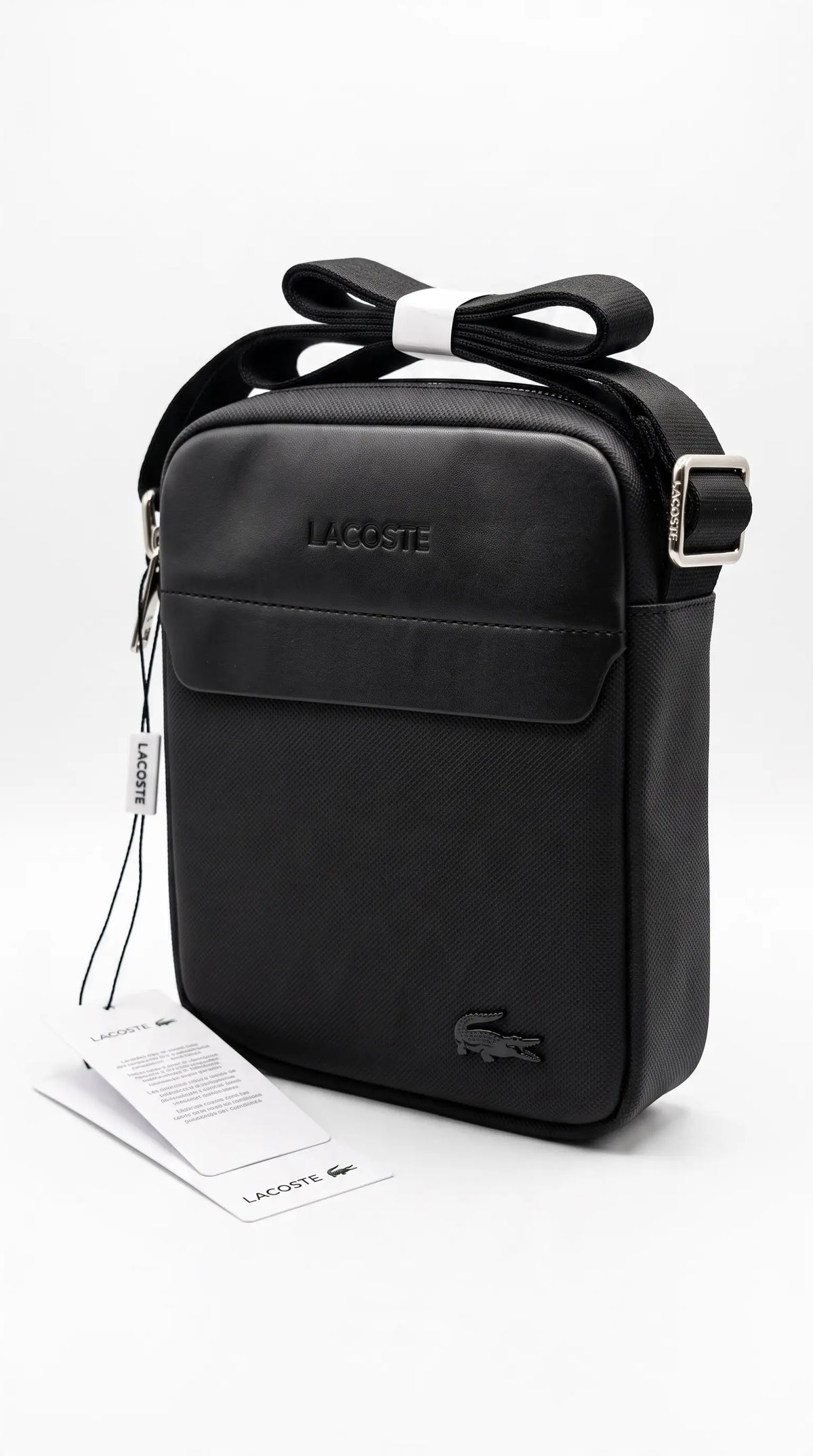 Lacoste Crossbody Bag – Premium Stamped Bag with Gift Packaging