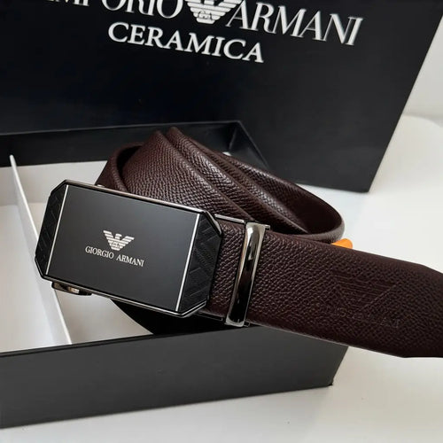 Armani Automatic Belt – Adjustable Belt with Gift Box & Bag