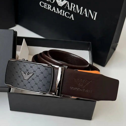 Armani Automatic Belt – Adjustable Belt with Gift Box & Bag