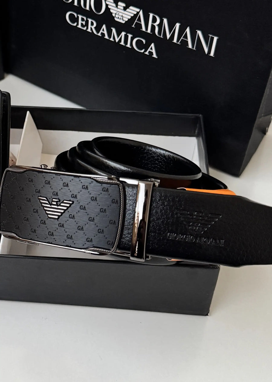 Armani Automatic Belt – Adjustable Belt with Gift Box & Bag