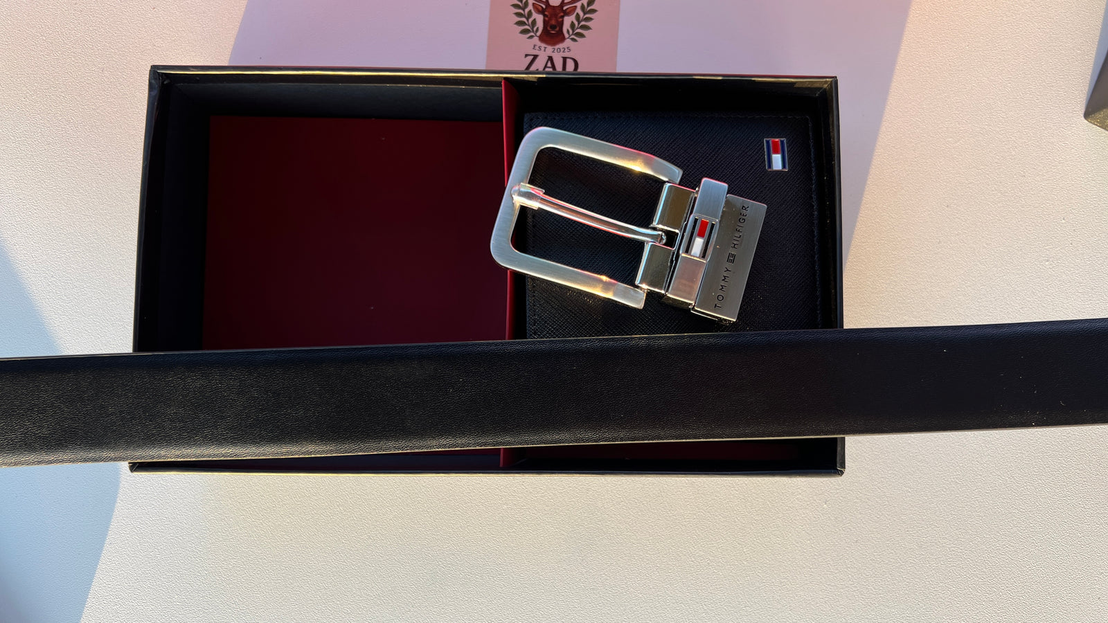 Tommy Hilfiger Wallet & Double Face Belt Set – Premium Gift Set with Box & Bag
