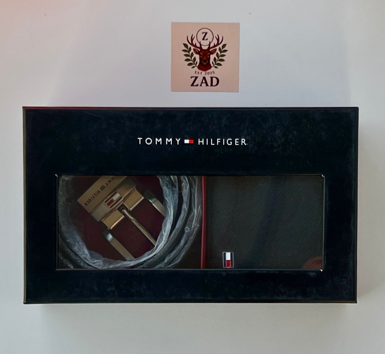 Tommy Hilfiger Wallet & Double Face Belt Set – Premium Gift Set with Box & Bag